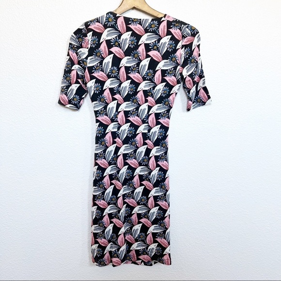 Boden- Ruth Botanical Printed Faux Wrap Dress Size 2R - Picture 3 of 5